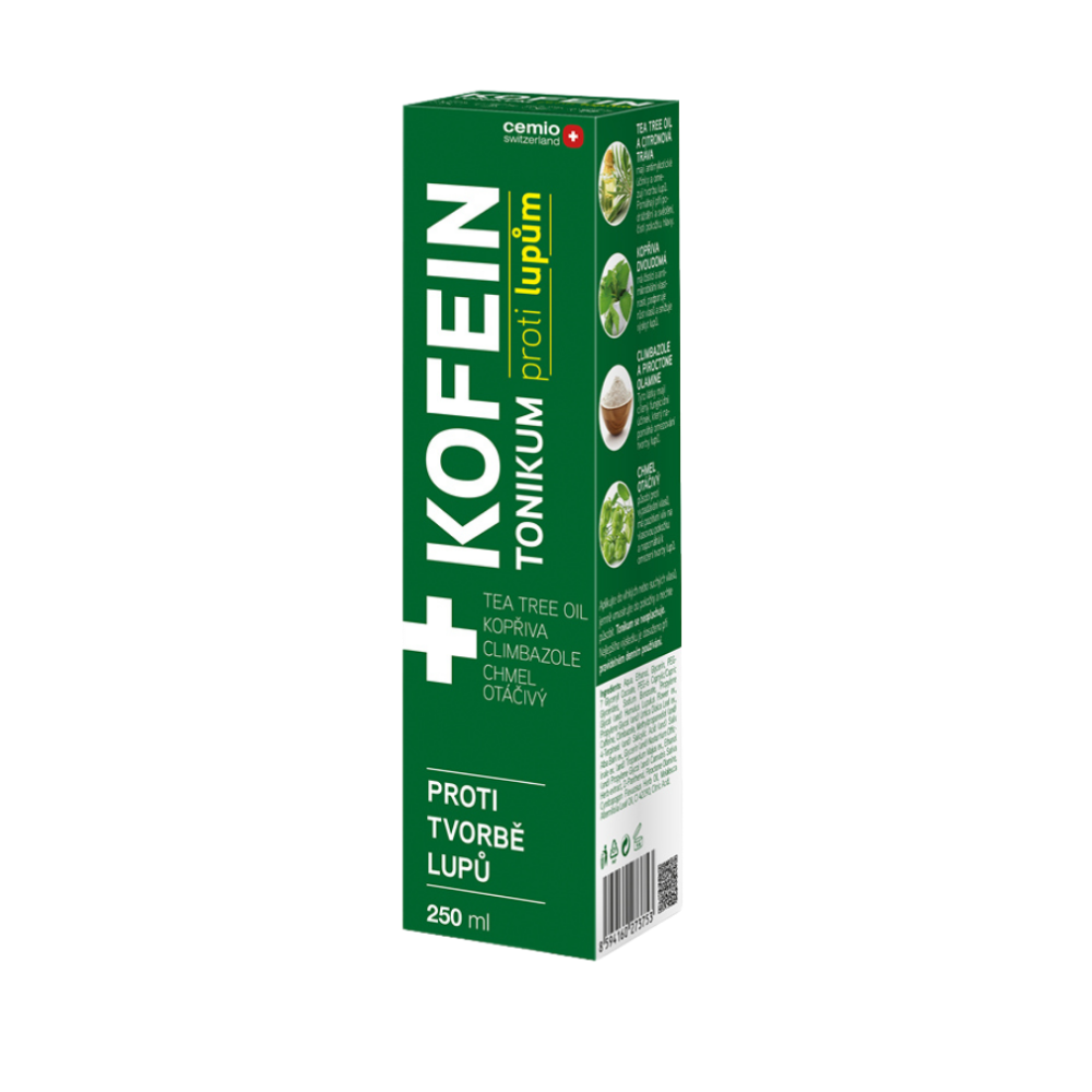 Levně Cemio KOFEIN tonikum proti lupům, 250 ml