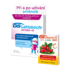 GS Laktobacily Antibio 40, 10 kapslí