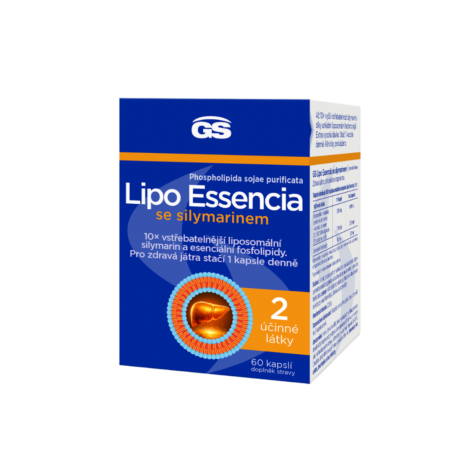 GS Lipo Essencia se silymarinem, 60 kapslí