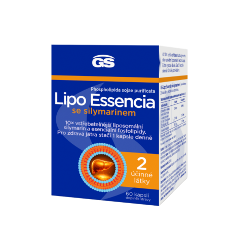 GS Lipo Essencia se silymarinem, 60 kapslí