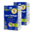 GS Lipo Ginkgo paměť+ 60 mg , 2 × 90+15 kapslí NAVÍC, dárkové balení