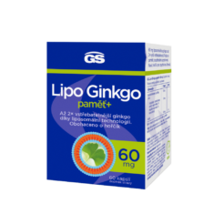 GS Lipo Ginkgo paměť+ 60 mg, 60 kapslí