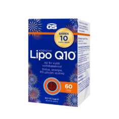 GS Koenzym Lipo Q10 60 mg, 60+10 kapslí NAVÍC, dárkové balení