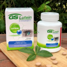 GS Lutein s vitaminem A, 60 tablet, 1+1 ZDARMA