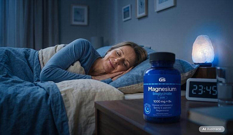 Magnesium bisglycinát užívejte večer nebo po tréninku.