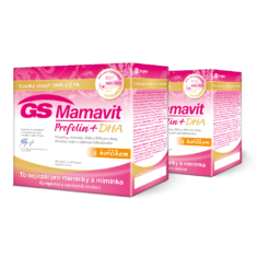 GS Mamavit Prefolin+DHA, 60 tablet + 60 kapslí