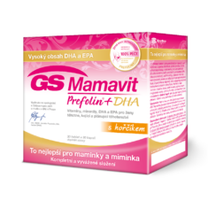 GS Mamavit Prefolin+DHA, 30 tablet + 30 kapslí