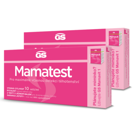 GS Mamatest Těhotenský test, 2 × 2 kusy