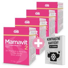GS Mamavit 2 Těhotenství a kojení, 120 tablet + 120 kapslí