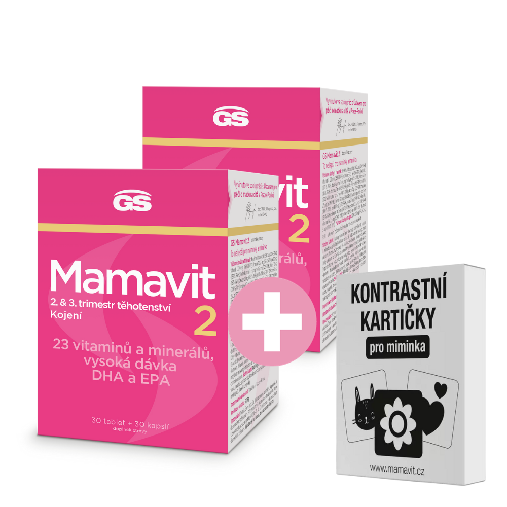 GS Mamavit 2 Těhotenství a kojení, 60 tablet + 60 kapslí