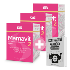 GS Mamavit 2 Těhotenství a kojení, 90 tablet + 90 kapslí