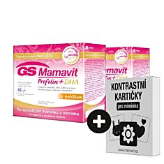 GS Mamavit Prefolin+DHA, 60 tablet + 60 kapslí
