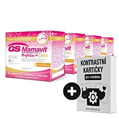 GS Mamavit Prefolin+DHA, 120 tablet + 120 kapslí