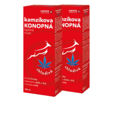 Cemio Kamzíkova konopná bylinná mast chladivá, 2 x 200 ml