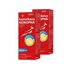 Cemio Kamzíkova konopná mast chladivá 2 x 200 ml, soutěžní balení