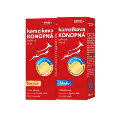 Cemio Kamzíkova konopná mast hřejivá + chladivá, 2 x 200 ml, soutěžní balení