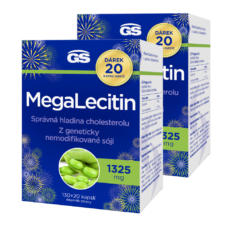 GS Megalecitin 1325 mg, 2 × 130+20 kapslí NAVÍC, dárkové balení
