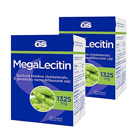 GS MegaLecitin, 2 x 130 kapslí