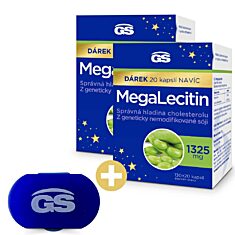 GS Megalecitin, 2 x 130+20 kapslí NAVÍC, dárkové balení 2023