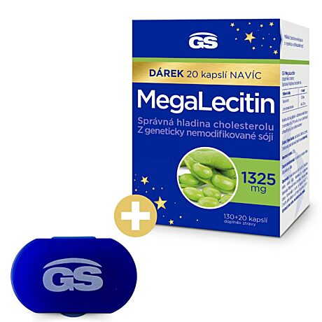GS Megalecitin, 130+20 kapslí NAVÍC, dárkové balení 2023