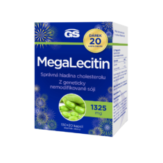GS Megalecitin, 130+20 kapslí NAVÍC, dárkové balení 2025