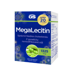GS Megalecitin 1325 mg, 130+20 kapslí NAVÍC, dárkové balení