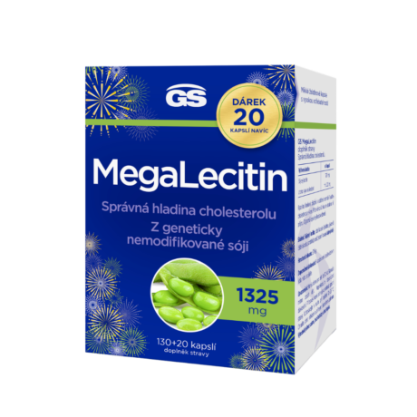 GS Megalecitin 1325 mg, 130+20 kapslí NAVÍC, dárkové balení