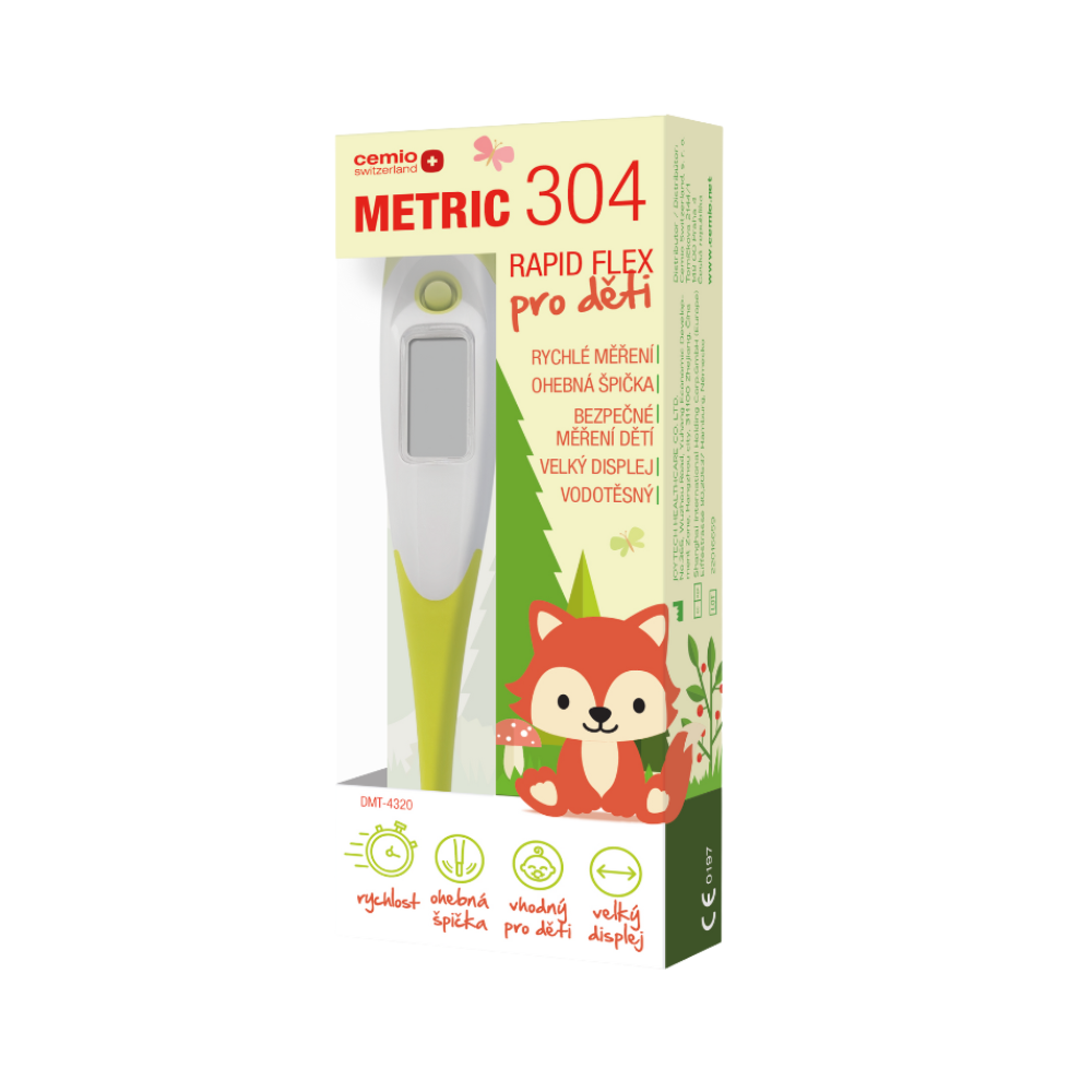 Levně Cemio Metric 304 Rapid Flex Digitální teploměr dětský