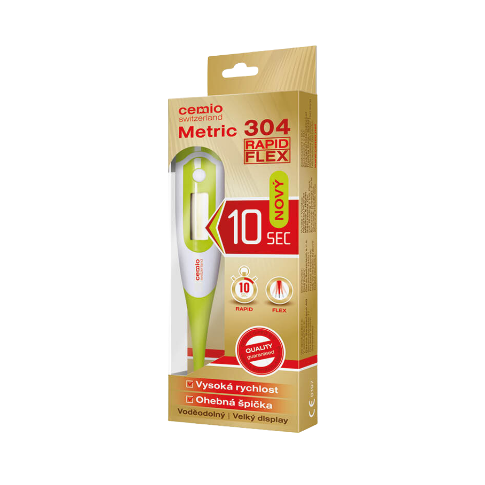 Levně Cemio Digitální teploměr Metric 304 Rapid Flex