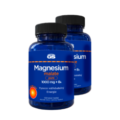 GS Magnesium malate pure 1000 mg + B6, 2 × 100 tablet