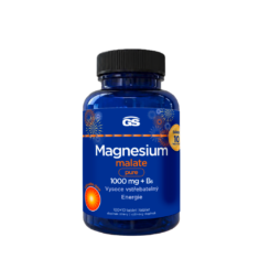 GS Magnesium malate pure 1000 mg + B6, 100 + 10 tablet NAVÍC, dárkové balení