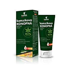 Kamzíkova konopná bylinná mast hřejivá, 200 ml