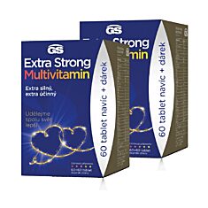 GS Extra Strong Multivitamin, 2 × 120 tablet, dárkové balení 2022