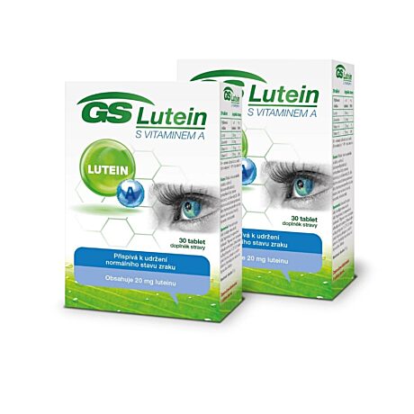 GS Lutein s vitaminem A, 2 × 30 tablet