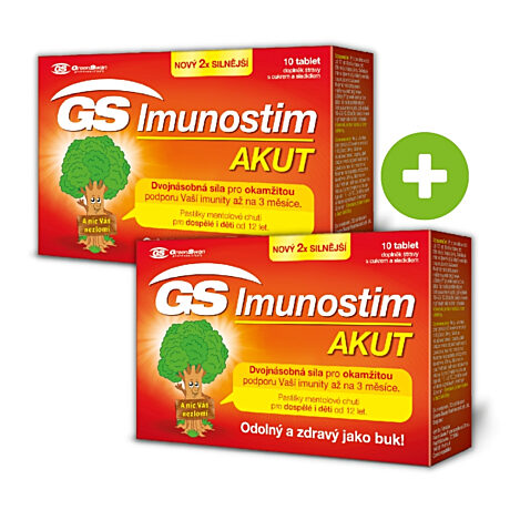 GS Imunostim AKUT, 10 tablet - 1+1 ZDARMA