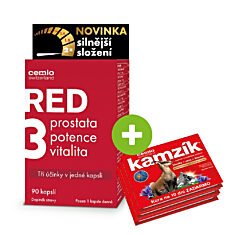 Cemio RED3® silnější, 90 kapslí + dárek ZDARMA