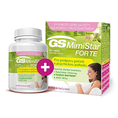 GS MimiStar FORTE, 90 tablet + 1 ZDARMA