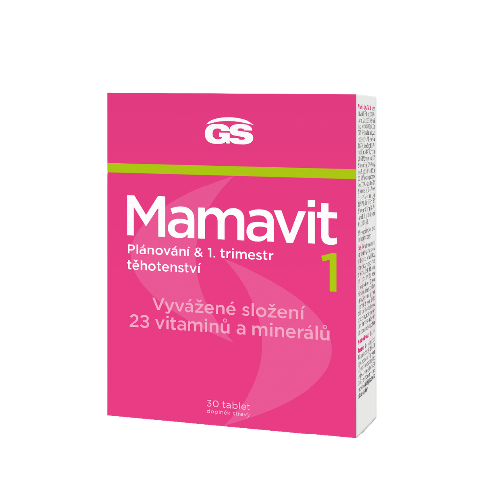Levně GS Mamavit 1 Plánování a 1. trimestr, 30 tablet
