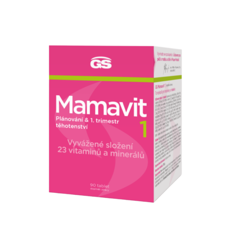 GS Mamavit 1 Plánování a 1. trimestr, 90 tablet