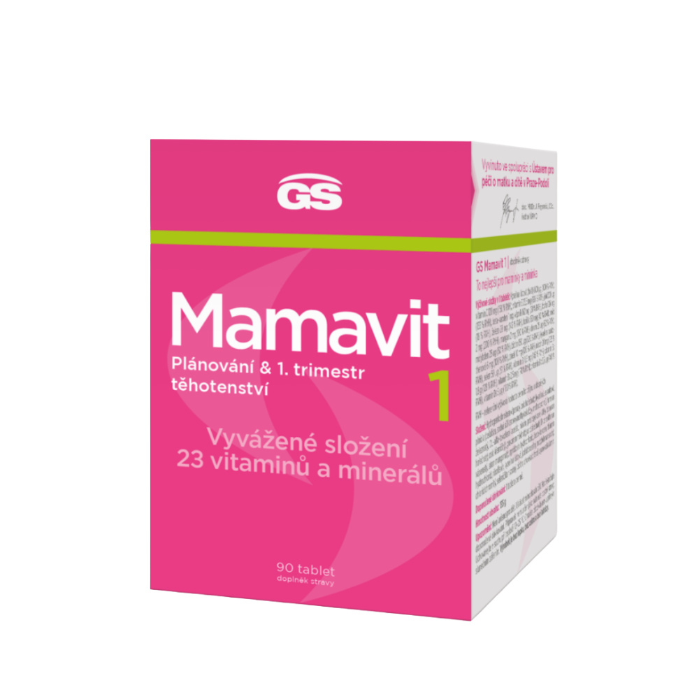 Levně GS Mamavit 1 Plánování a 1. trimestr, 90 tablet