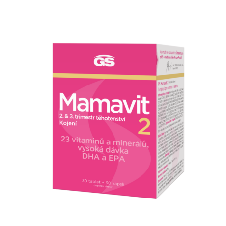 GS Mamavit 2 Těhotenství a kojení, 30 tablet + 30 kapslí