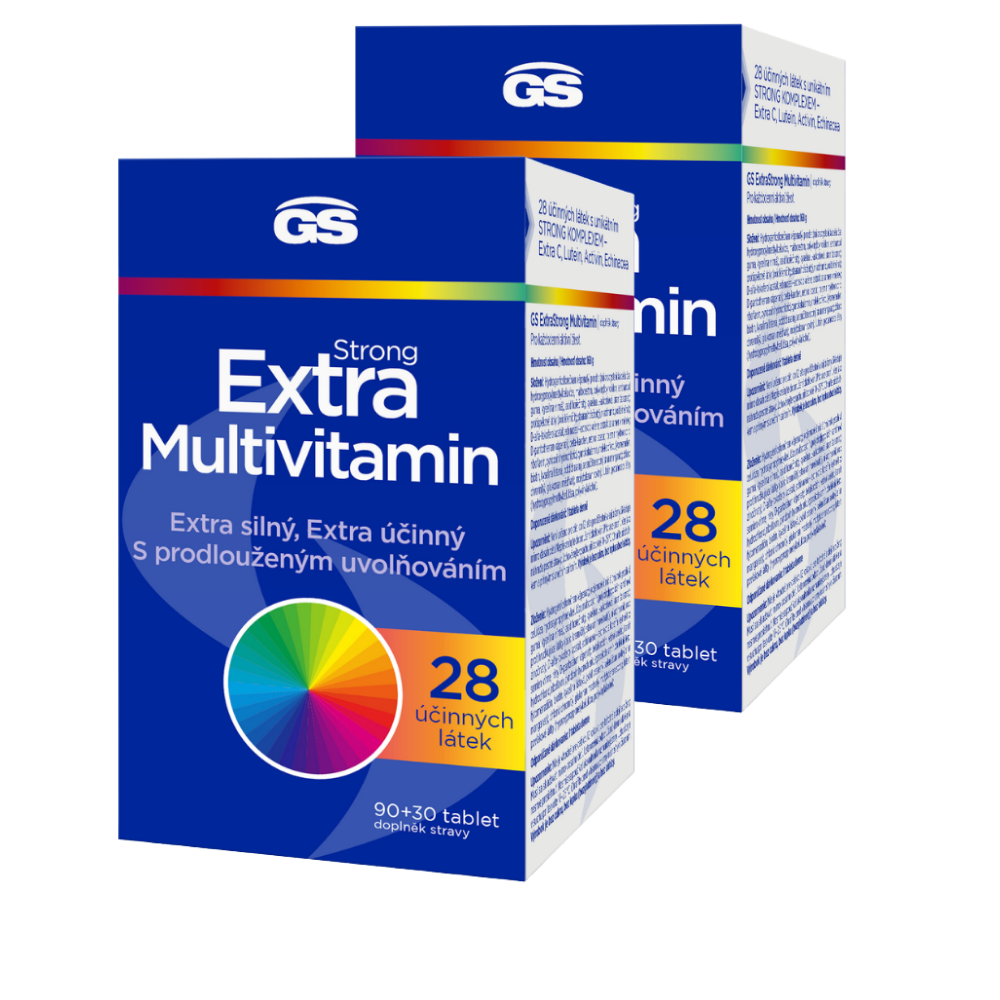 GS Extra Strong Multivitamin, 2 × 120 tablet