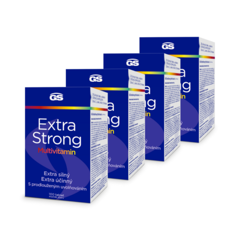 GS Extra Strong Multivitamin, 4 × 100 tablet