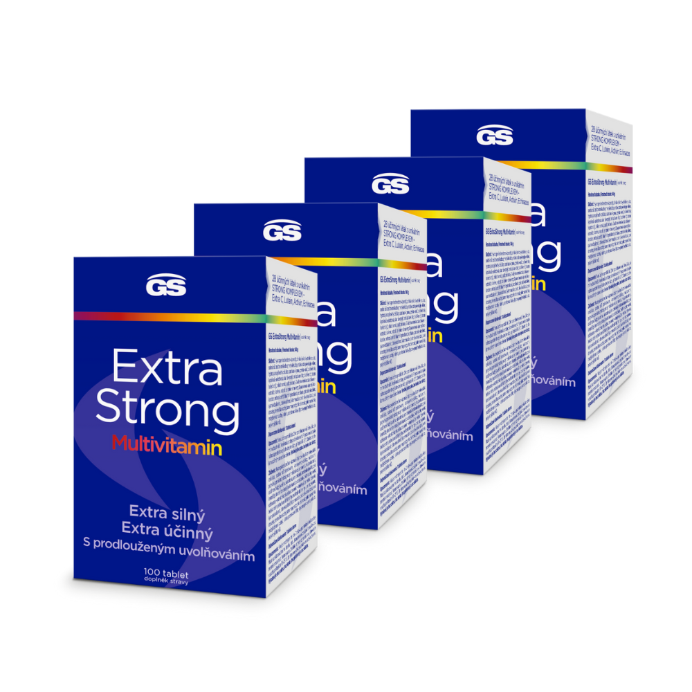 GS Extra Strong Multivitamin, 4 × 100 tablet