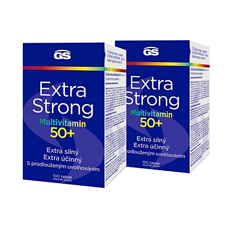 GS Extra Strong Multivitamin 50+, 2 × 100 tablet