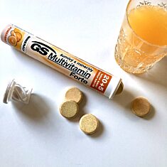 GS Multivitamin s minerály Šumivý Forte Pomeranč, 20+5 tablet, 2+1 ZDARMA