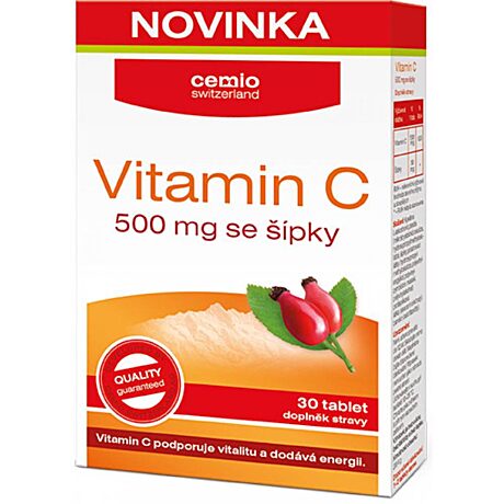 Cemio Vitamin C 500 mg, TBL. 30