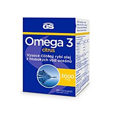 GS Omega 3 citrus, 60+30 kapslí