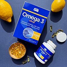 GS Omega 3 citrus, 100+50 kapslí