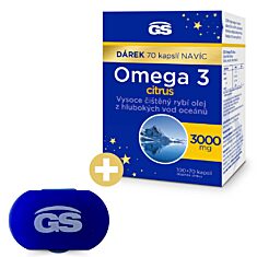 GS Omega 3 CITRUS, 100+70 kapslí NAVÍC, dárkové balení 2023